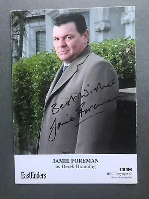 Jamie Foreman Autograph Signed Photograph / Derek Branning EastEnders TV Star • £5