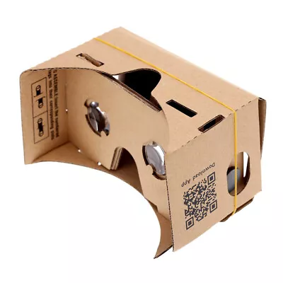 Cardboard DIY Google Virtual Reality VR Mobile Phone 3D Viewing Glasses For 5.0 • $13.89
