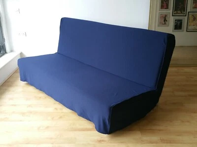 £89 • Buy COVER SLIPCOVER FOR IKEA BEDDINGE SOFA BED 200x140cm - NAVY BLUE