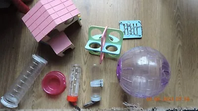 Hamster Gerbil Small Animal Toys Accessories Water Bottles Etc • £12.50