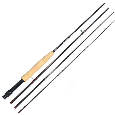 TWINFISH Fly Rod 9ft 8ft 3/4/5/6 WT Fast Action Fly Fishing Rod 4 Sec Trout Rod • $43.16