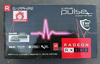 SAPPHIRE Pulse AMD Radeon RX 580 8GB GDDR5 Graphics Card (11265-05-20G) • $71