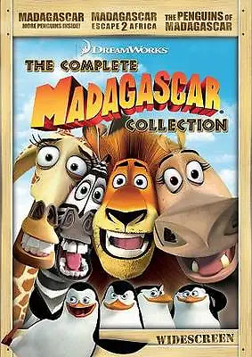 Madagascar: The Complete Collection (DVD 2009 3-Disc Set Widescreen) Sealed • $6.26