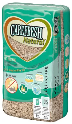 Carefresh Natural 14 Litre Bedding - Small Animal/Rabbit Reptile Paper Bedding • £11.29