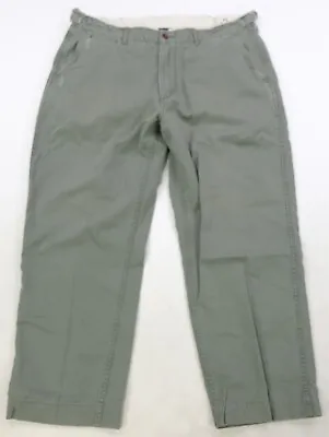 Rare Vintage POLO RALPH LAUREN 6R4-7 Military Trousers Pants 90s Green SZ 36x32 • $34.99