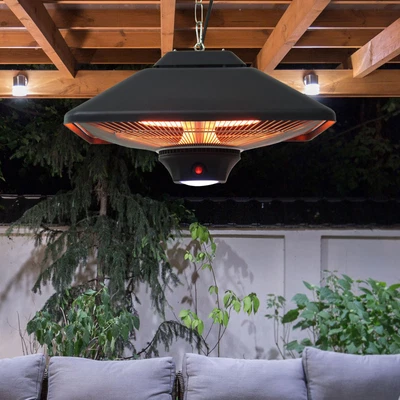 £71.99 • Buy Electric Hanging Heater LED Ceiling Halogen 2000w Patio Garden Aluminum Tent