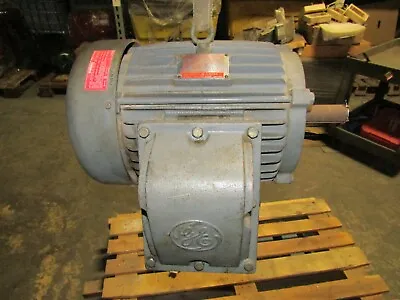 😎 Ge 10 Hp Electric Ac Motor 230/460 Vac 1745 Rpm 215t Frame 3 Phase • $539.99