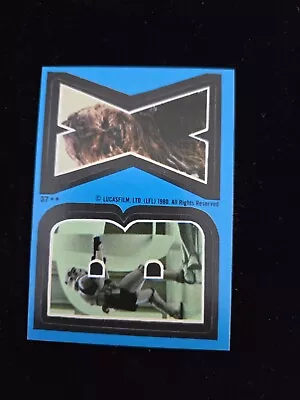 1980 Topps Star Wars Empire Strikes Back Series Sticker #37 • $4.25