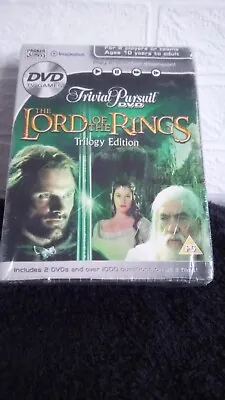 Lord Of The Rings Trivial Pursuit DVD Game New & Sealed Trilogy Edition Fun Quiz • £5.59