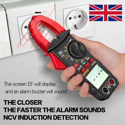 Digital Clamp Meter Ammeter Multimeter Capacitor Tester Automotive Voltage Test • £12.45