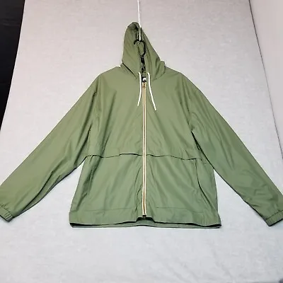 Weatherproof Rain Jacket City Slicker Mens Size XL Olive Green Polyurethane • $19.99