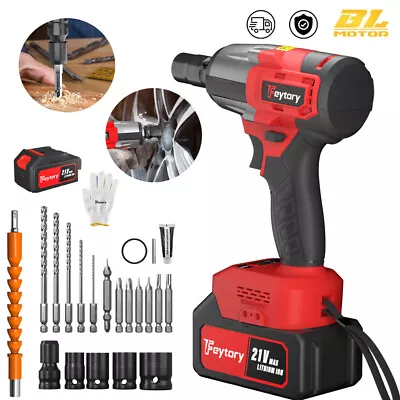 3 In 1 Brushless  Impact Wrench For Milwaukee 18V Battery 1/2  Impact Driver Gun • $72.10