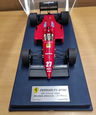 Look Smart LSF1H09 1/18 Ferrari F187/88C Italia GP 1988 #27 M. Alboreto Model • £275