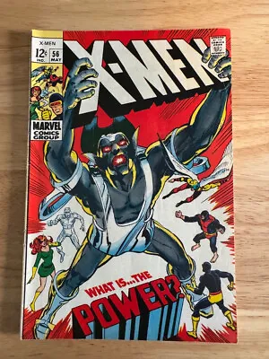 X-Men #56 1st Living Monolith 1st Neal Adams Art & Cover BEAUTIFUL F/VF • £56.29