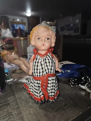Vintage Porcelain Shirley Temple Doll That Is Made In Occupied Japan • $30