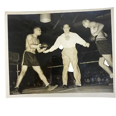 MAX BAER Referee Boxing Photograph World Heavyweight Champion Marino VS ? 1937 • $24.33