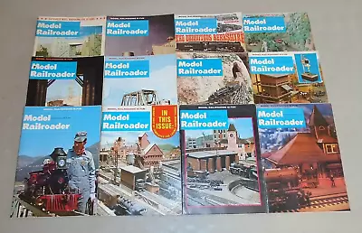 Lot Of 12 Issues Of 1969 Model Railroader Magazine Complete Year • $14.99