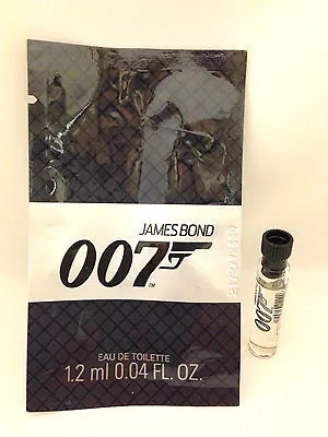 JAMES BOND 007 1.2ml - 0.04oz EDT Eau De Toilette Splash Sample Vial NEW (C19 • $6.95