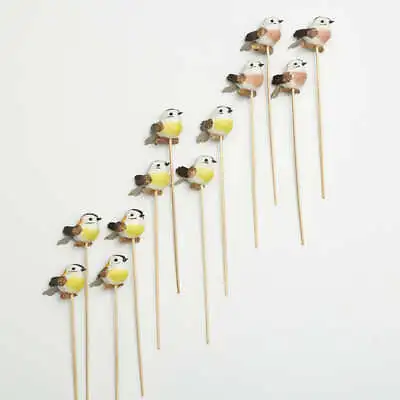 Factory Direct Craft Woodland Mushroom Bird Picks • $26.76