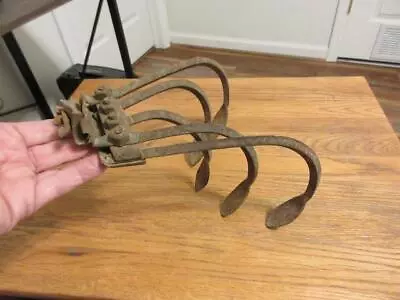 Vintage 5 Tine Prong Garden Cultivator Farm Tool Attachment • $24.99