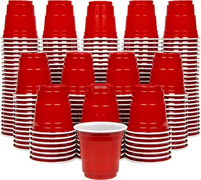 GoPong 2 Oz Plastic Shot Cups - Pack Of 200 Disposable Mini 2oz Party Cups • $14.80