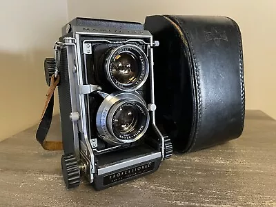 Mamiya C22 Pro TLR Camera Sekor 80mm F2.8 Lens Case & Strap • $199.95