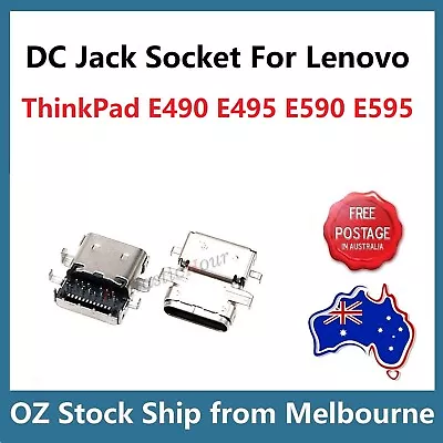 DC Jack Power Socket Lenovo ThinkPad E490 E495 E580 E585 USB-C USB Type C • $9.99