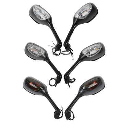 Rearview Mirrors Turn Signal Fit For Suzuki GSXR600 GSXR750 06-21 GSXR1000 05-15 • $27.99