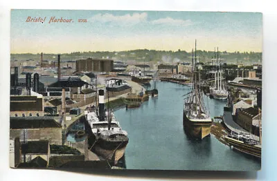 Bristol Harbour And Shipping - Old Postcard • $2.09