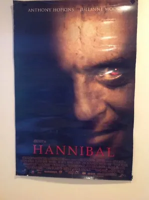 $12.99 • Buy Vintage Original 2000's Movie Poster 27 X40  Thriller Horror Hannibal