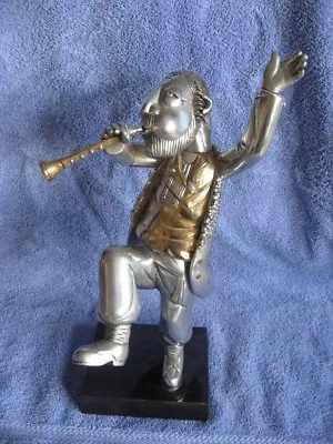FRANK MEISLER Chassidic Dancer Metal Statue Signed And Numbered Catalog A080 • $2999
