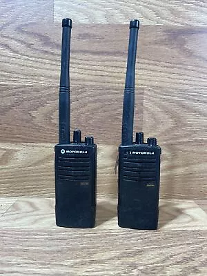 Lot Of 2 Motorola RDV5100 10-Channel VHF Two-Way Radio UNTESTED AS-IS FOR PARTS • $52.50