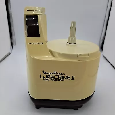 Moulinex Regal LA MachineII Food Processor LM2 Base Motor Unit Tested Works!! • $14.50