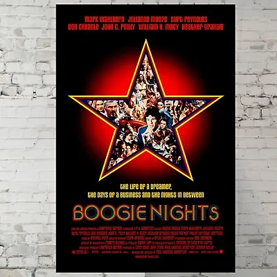 Boogie Nights - Movie Poster Mark Wahlberg Julianne Moore - 11x17  Wall Art • $14.90