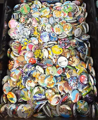 Lot Of 20 Pokemon Button Badges Pins 1.25  Inch Random Metal Or Plastic Back • $12.59