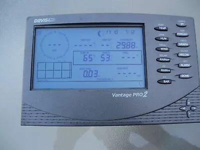 Davis Vantage Pro 2 Model 6152c Weather Console  New Condition • $23.50