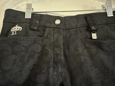 $60 • Buy Ladies Black/paisley Kingsland Full Seat Breeches, Size 34EU