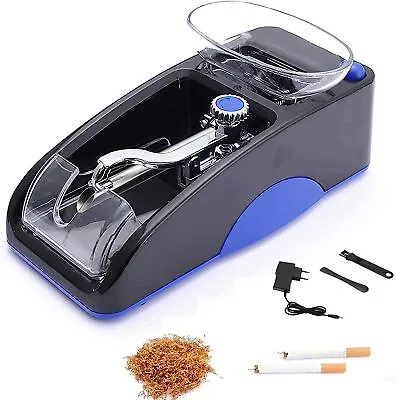 Cigarette Rolling Machine Automatic Roller Electric Mini Tobacco Injector(Blue) • $15.99