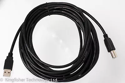 £5.99 • Buy 5m USB PC / Data Synch Black Cable Lead For Samsung SCX-4521F Printer