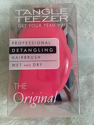 Tangle Teezer Pink Detangling Wet Or Dry Hairbrush  Original  New • £10.80