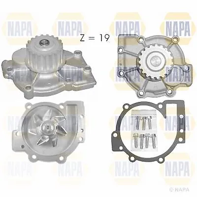 NAPA Water Pump For Volvo S60 R B5254T4 2.5 Litre (01/2003-04/2010) Genuine • $56.23