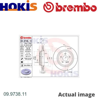 2X BRAKE DISC FOR MERCEDES-BENZ S-CLASS/Sedan CL-CLASS M113.941/948 4.3L 8cyl • £165.24