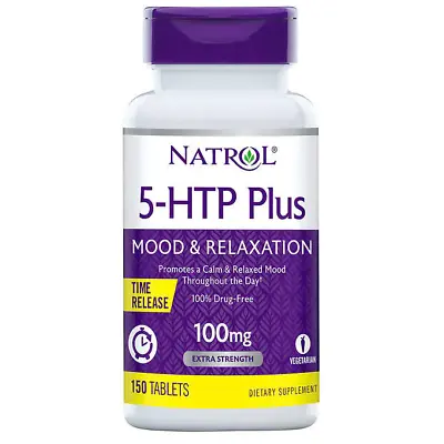 Natrol 5-HTP Plus Mood And Relaxation 100 Mg 150 Time Release Tablets • $28.99