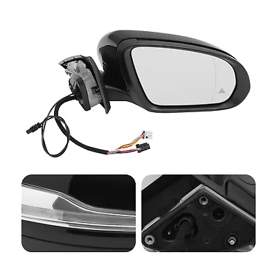 Black Right Side Mirror For Mercedes Benz W205 C Class C180 C250 C300 2014-2021 • $97.77