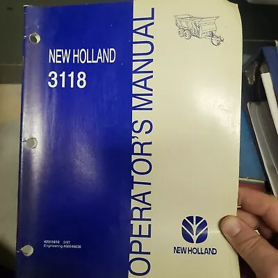 New Holland 3118 Manure Spreader Operators Manual • $19