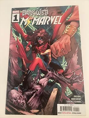 DARK WEB - Ms MARVEL #1- Bagged And Boarded • £1