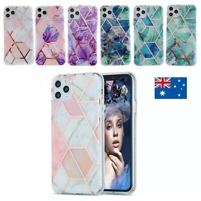 $13.49 • Buy Shockproof Case For IPhone 14 Pro Max 13 12 11 XR XS 8 7 Marble TPU Slim Cover