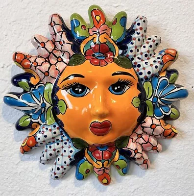 Mexican Talavera Sun - Hand Painted Ceramic Sun • $40