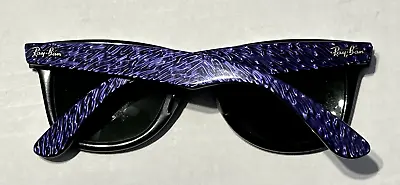 Vintage RAYBAN B & L Bausch & Lomb WAYFARER Purple Iridescent SUNGLASSES • $399.99