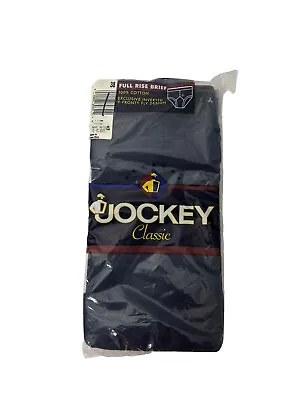 NEW SEALED Vintage 1996 Men's Jockey Classic Full Rise Brief Size 38  Black • $14.99